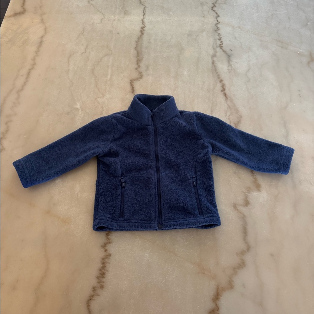 Boys blue fleece jacket